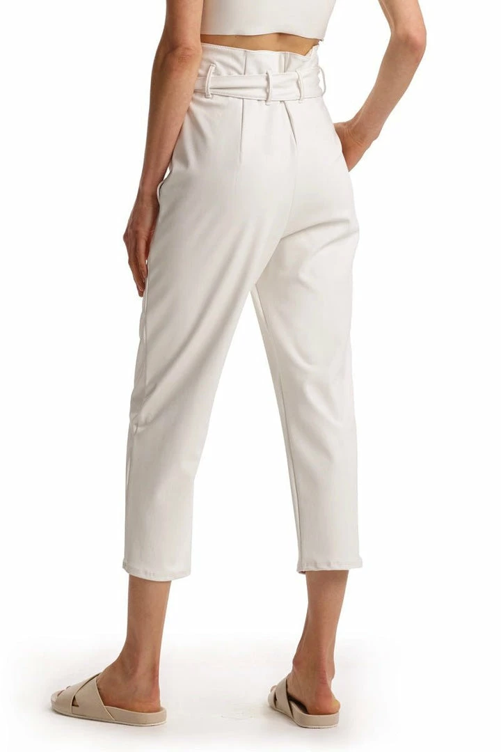 Reve Doll Essentials Commando Faux Leather Paperbag Pants