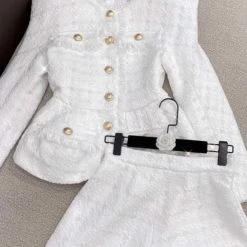 Jessica Bara Lannie Tweed Blazer & Short Two Piece Set The Ultimate Blazer