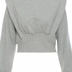 Reve Doll Essentials Jessica Bara Kora Long Sleeve Shoulder Pad Top