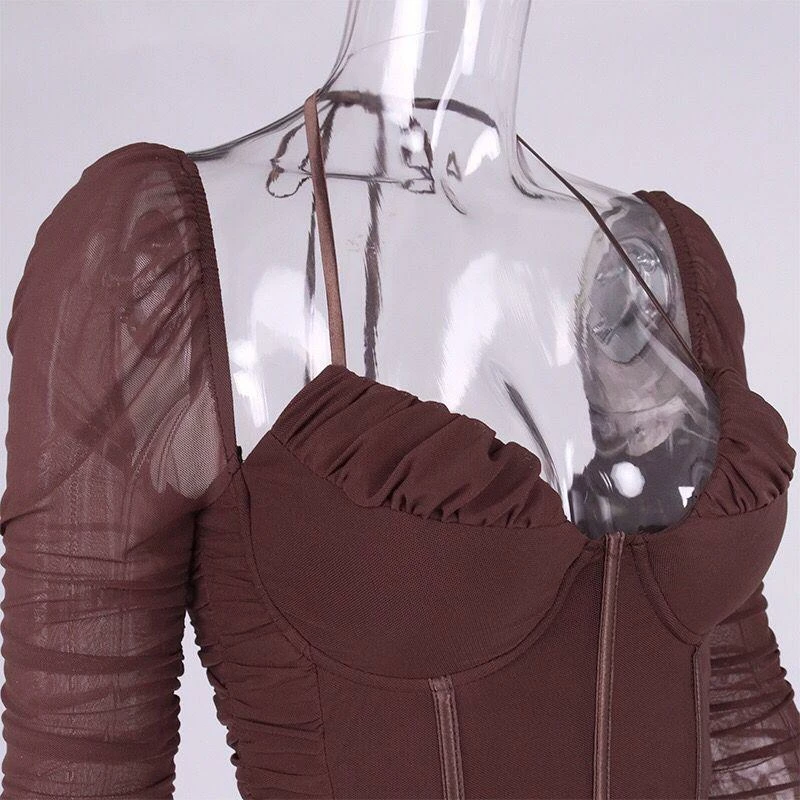 Jessica Bara Karlee Long Sleeve Corset Top Reve Doll Essentials