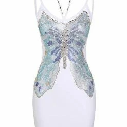 Jessica Bara Augusta Butterfly Beaded Mini Dress Best Sellers
