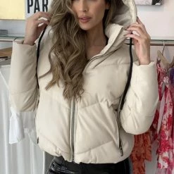 Reve Doll Essentials Jessica Bara Leo Hooded Zip Up Bomber Jacket