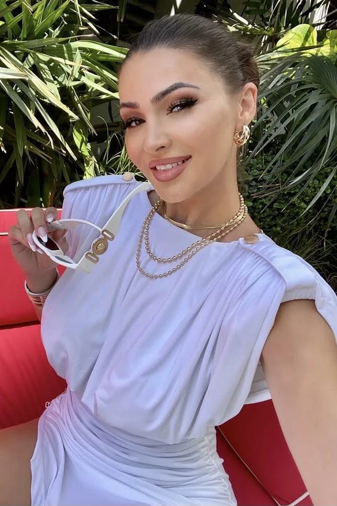 Jessica Bara Venice Sleeveless Backless Chain Maxi Dress