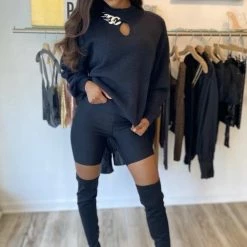 Jessica Bara Ryker High Waist Bandage Biker Short Reve Doll Essentials