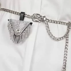 Reve Doll Essentials Jessica Bara Trinity Triangle Rhinestone Fanny Pack