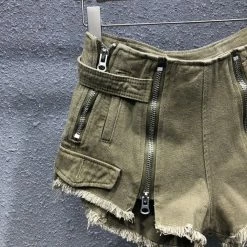 Reve Doll Essentials Jessica Bara Jaycie Denim Zipper Shorts