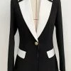 Jessica Bara Brianna Color Contrast Blazer Reve Doll Essentials