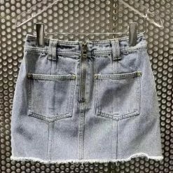 Reve Doll Essentials Jessica Bara Alice Pink Patchwork Denim Skirt