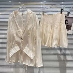 Jessica Bara Rasha Silky Lounge Three Piece Set