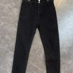 Jessica Bara Leah High Waisted Chain Belt Skinny Jeans