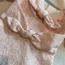 Influencer Style Jessica Bara Agnes Bowknot Puff Sleeve Top