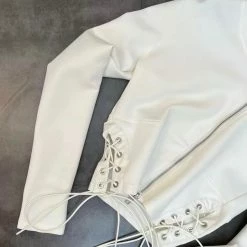 Outerwear Jessica Bara Ricky Lace Up Zip Hoodie