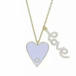 Jessica Bara Leslie Love Gold Necklace