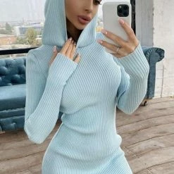 Jessica Bara Landry Long Sleeve Knit Sweatshirt Dress Reve Doll Essentials