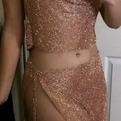 Best Sellers Jessica Bara Rio Crystal Halter Two Piece Set