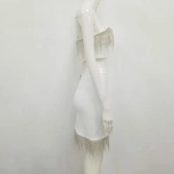 Jessica Bara Whitney Diamond Fringe Two Piece Set