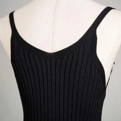 Reve Doll Essentials Jessica Bara Camilla Knit V Neck Tank Top
