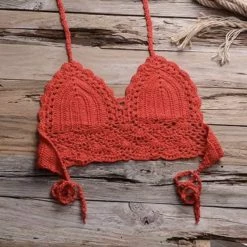 Influencer Style Jessica Bara Kayleigh Crochet Two Piece Bikini Set