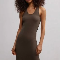 Commando Luxury Rib Tank Racerback Lounge Dress Reve Doll Essentials