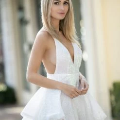 Influencer Style Jessica Bara Serena Open Back Sequin Romper