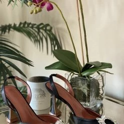 Jessica Bara Miller Rhinestone Pointed Heels Influencer Style