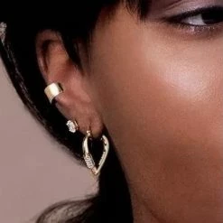 Jessica Bara Hollie Heart Hoop Earrings Reve Doll Essentials