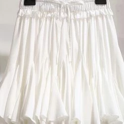 Jessica Bara Claire Ruffle Chiffon Mini Skort