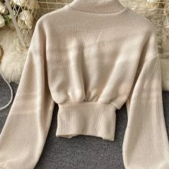 Reve Doll Essentials Jessica Bara Solara Long Sleeve Chain Knit Sweater