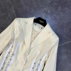 Jessica Bara Francis Lace Up Blazer Mini Dress The 9-5 Shop