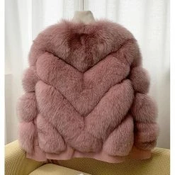 Best Sellers Jessica Bara Gavin Leather & Fur Long Sleeve Jacket