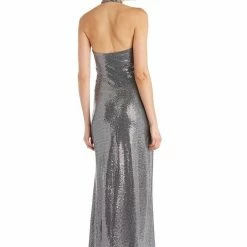 Jessica Bara Mika Halter Neck Sequin Gown The Event Shop