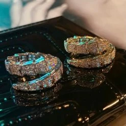 Jessica Bara Samantha Snake Rhinestone Ring