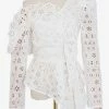 Jessica Bara Elizabith One Shoulder Eyelet Top Reve Doll Essentials