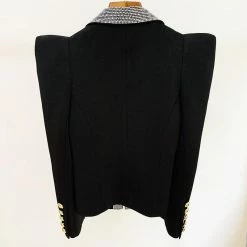 The Event Shop Jessica Bara Theo Long Sleeve Diamond Beaded Blazer