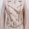 Jessica Bara Darren Faux Leather Motorcycle Biker Jacket Best Sellers
