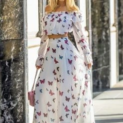 Jessica Bara Rosalia Off Shoulder Two Piece Influencer Style