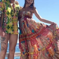 Antica Sartoria Nicola Printed Maxi Dress