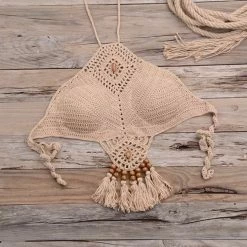 Summer Lovin' Jessica Bara Shania Crochet Beaded Two Piece Set