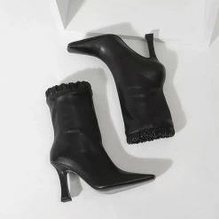 Shoes Jessica Bara Destiny Faux Leather Ankle Booties