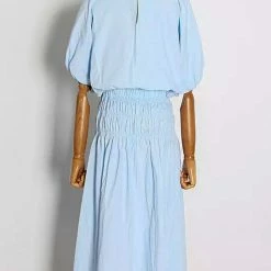 Jessica Bara Capri Crop Top And Skirt Two Piece Set