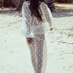 Cioccolato Alex Lace Jacket And Pant Two Piece Set