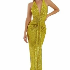 Nicole Bakti Sequins Strappy Back Gown