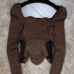 Tops Jessica Bara Kinsley Long Sleeve Knitted Top