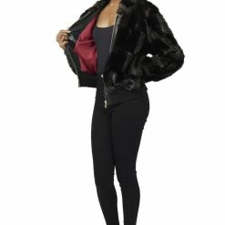 Reve Doll Essentials Jessica Bara Tina Faux Fur Bomber Jacket