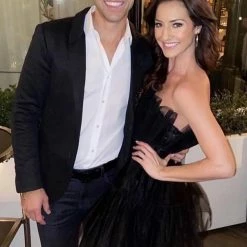 The Event Shop Jessica Bara Annabelle Tulle Pleated Ruffle Mini Dress