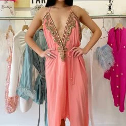 Colors Of Fashion 3 Way Embellished Maxi Dress Summer Lovin'