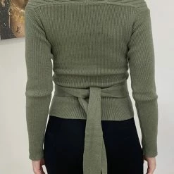 Jessica Bara Tiffany Long Sleeve Cut Out Turtleneck Top Reve Doll Essentials