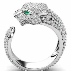 The Event Shop Jessica Bara Karter Rhinestone Panther Ring