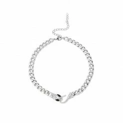 Summer Lovin' Jessica Bara Lillian Snake Chain Choker Necklace