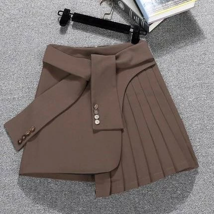 Jessica Bara Chelsie Tie Pleated Mini Skirt Bottoms